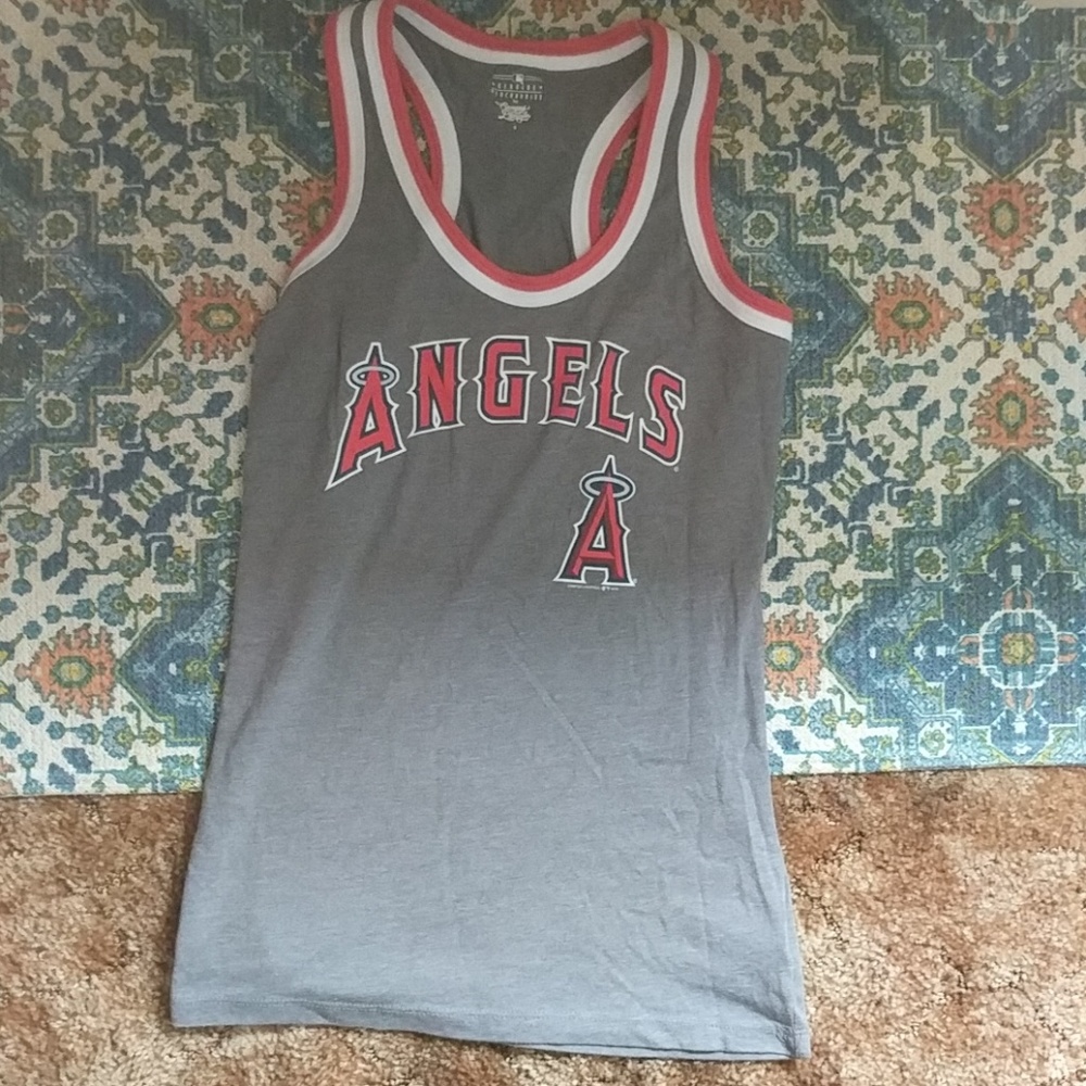Grey Tank Top MLB Angels